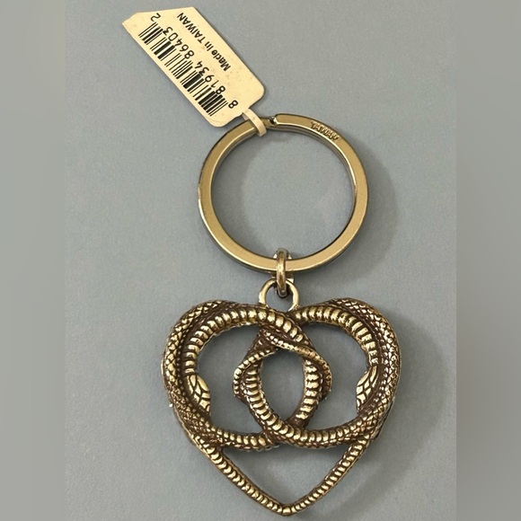 NWT Brighton‎ Snake Charm Key Fob Ring - Picture 2 of 2